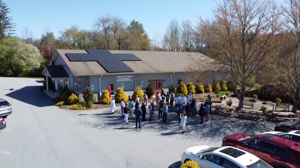 Drone pic palm Sunday